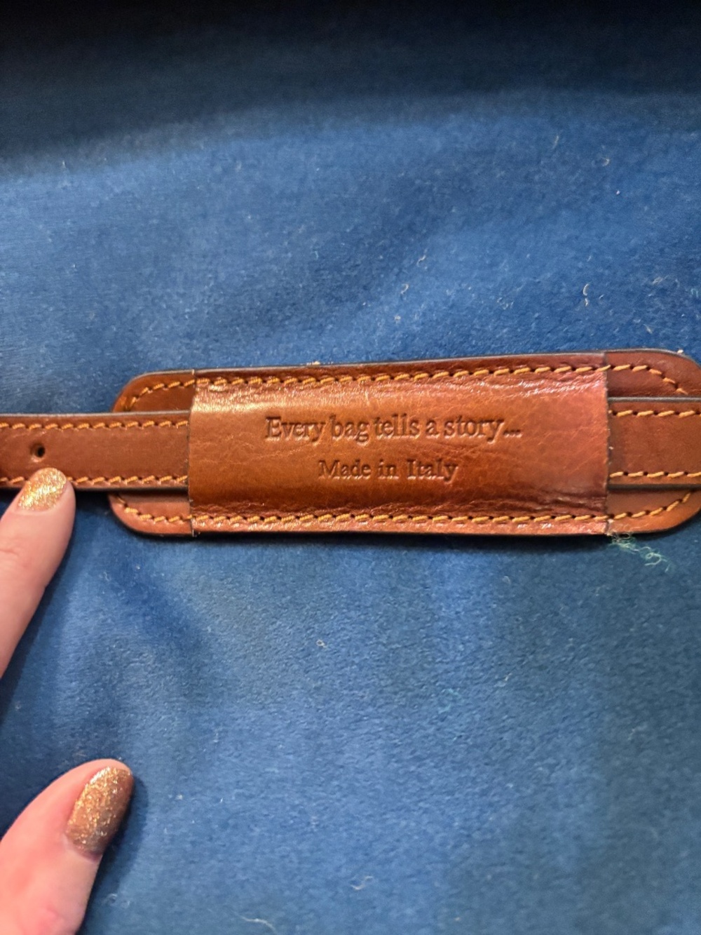 Brand New Messenger Bag Made In Italy